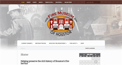 Desktop Screenshot of houstonfiremuseum.org
